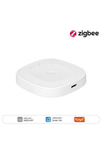 MOES ZigBee Gateway Multi-Mode Hub,Bluetooth ZigBee Gateway for Tuya Smart Li...