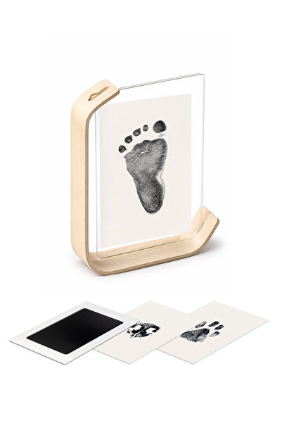 Moky Design Bebek El Ayak İzi Seti | Temassız Mürekkepli Baskı Kiti, Yeni Doğ...