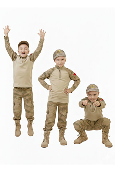 Ertekstekstil Παιδική Στολή Κομάντο Στρατιώτη Συνομοσπονδιακής Αστυνομίας