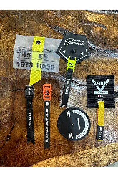 Gönülden Tasarım 8x6 Cm 6 Piese Set de cusut pentru îmbrăcăminte, genți și ac...