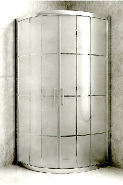 Durul Duşakabin Oval 5mm Kumlama Parlak Karomat Desen H.190 Cm