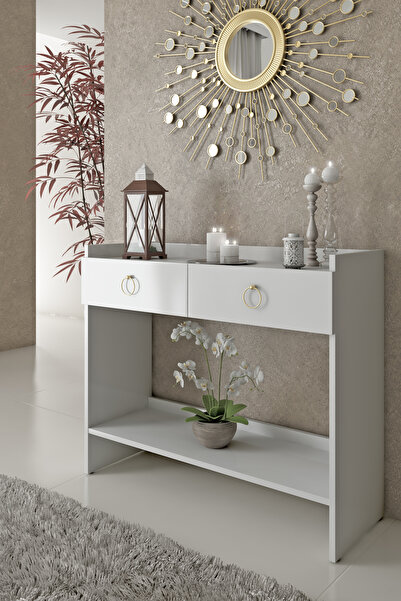 DUFON Misty Serisi 2 Kapaklı, Dekoratif Dresuar (100 x 35 cm)