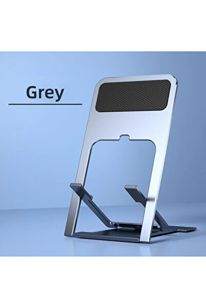 Choice Grey Ultrathin Foldable Phone Stand for Desk Compatible with iPhone 16...