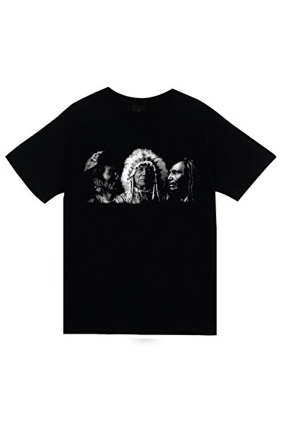fame-stoned Unisex crno-crvena Koža paket Štampano majica
