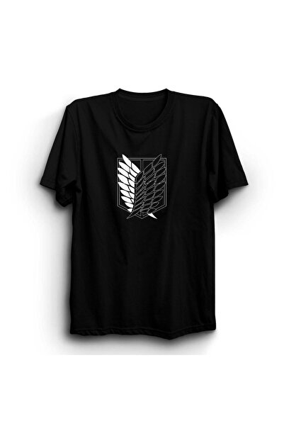 fame-stoned Футболка з принтом аніме «Атака титанів»