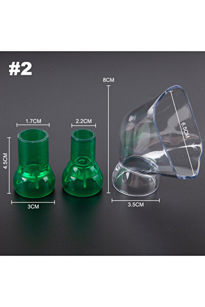 JETTING 2 Aquarium Fish Tank Water Plant Fish Tank Lily Pipe Horn Outlet Wate...