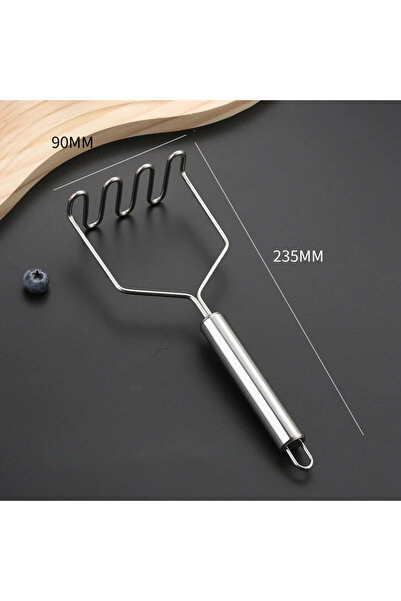 Choice آلة يدوية لسحق البطاطس والفواكه والخضراوات بالضغط مصنوعة من الفولاذ ال...