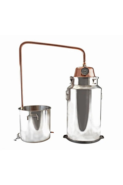 Perfect Home Stainless steel and copper brandy distiller, 58 liters