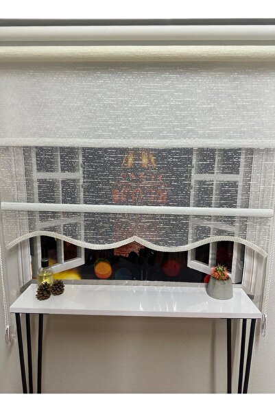 İREMKARAHOME Çift Mekanizmalı Tül Ve Stor Perde - Model 8