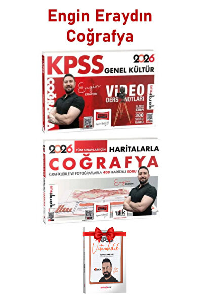 Yargı Yayınları 2026 Yargı KPSS Coğrafya Video Ders Notları+Haritalarla Coğra...