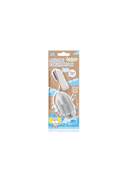 Jack N'Jill Silicone 2-Pack Finger Brush