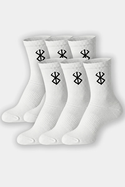 Liber Berserk 6-Pack Sports & Casual Comfortable Unisex Socks