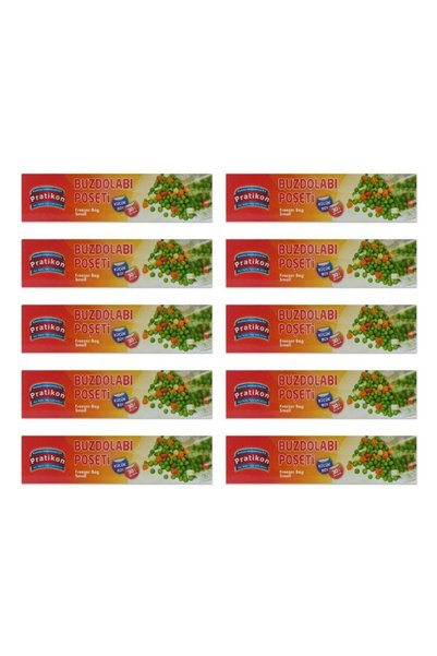 Pratikon حقيبة ثلاجة صغيرة الحجم 30 قطعة 20×30 سم - 10 عبوات
