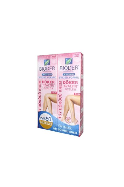 Bioder Normal Ciltler İçin Tüy Dökücü Krem 2x100ml