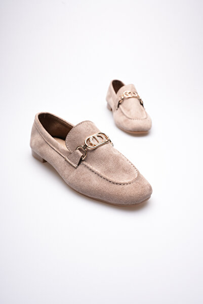 TRENDELLA Жіночі замшеві візонні повсякденні туфлі TR27MS01D