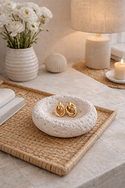 Mandalin Art Studio Textured Decorative Mini Plate 12 cm