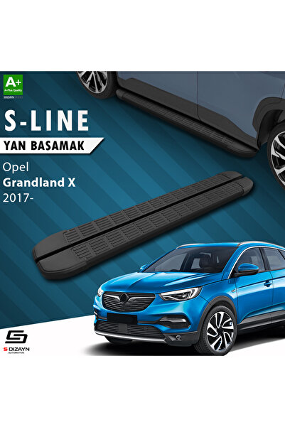 S Dizayn S-Dizayn Opel Grandland X S-Line Siyah Yan Basamak 183 Cm 2017-2024 ...