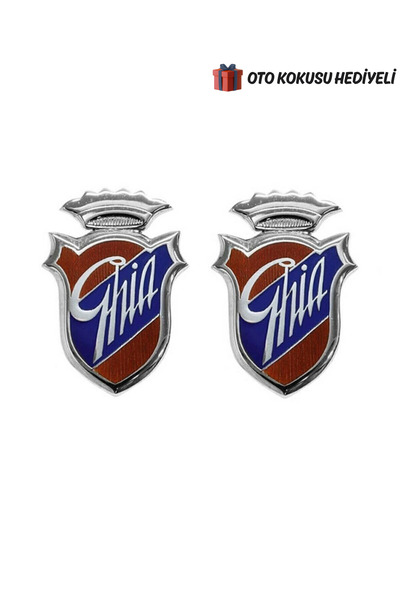 Autowise شعار Ghia Arma شعار 2 قطعة متوافق