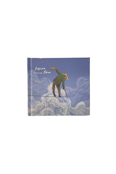 VERA SANAT Caiet de schițe cu cer înnorat, copertă rigidă, legat cu legătură ...