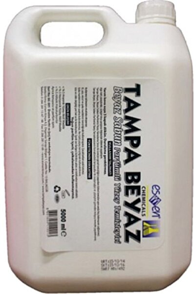 TAMPA BEYAZ Sabun parfümlü Yüzey temizleyici 5 Litre esmen logolu