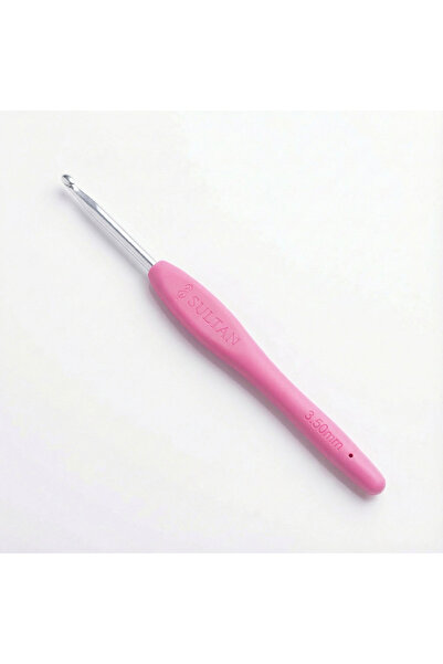 Sultan Colorful Silicone Handle Crochet Pink-3.5 mm