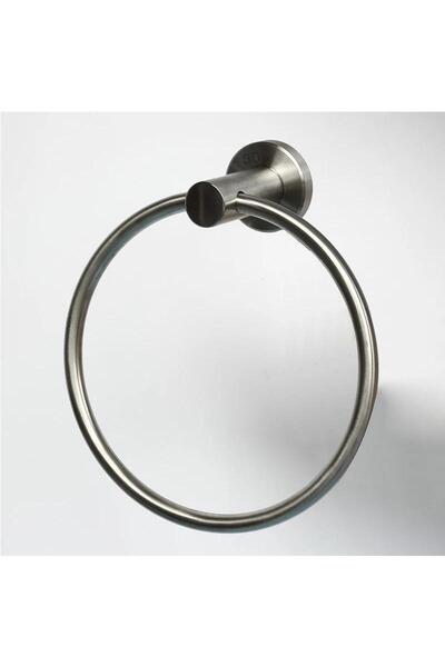 Trendy's Suport prosop, TRENDY S, inel rotund, prindere perete, inox lucios
