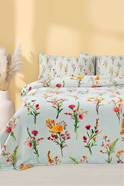 Rivaİstanbul Begonvil Double Plush Blanket