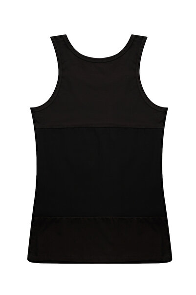 Eros Black Ers060 Men's Corset Undershirt