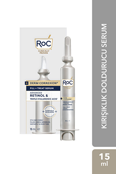 Roc Derm Correxion Retinol + Hyalüronik Asit Kırışıklık Doldurucu Serum 15ml
