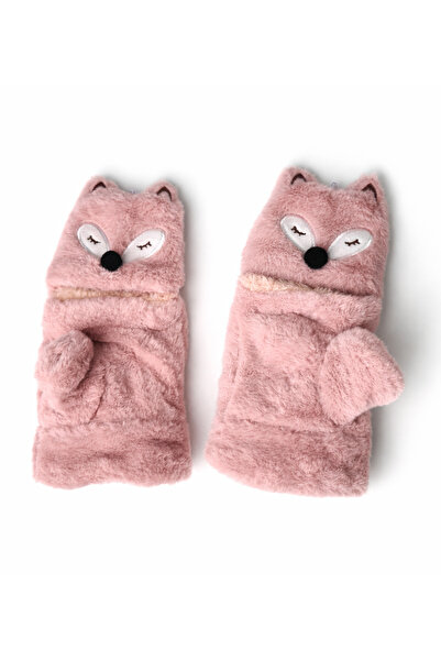 Ecrou Cute Fox Winter Gloves