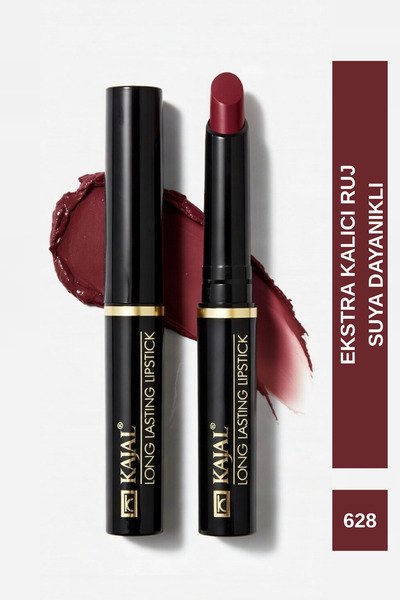 KAJAL Uzun Süre Kalıcı Ruj & Long Lasting Lipstick No: 628
