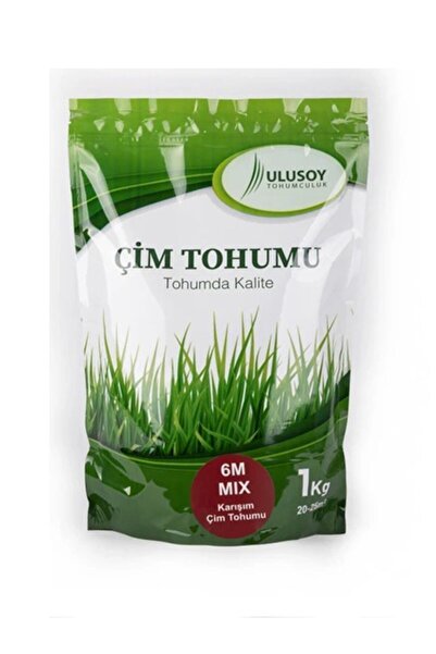 ULUSOY TOHUMCULUK Ulusoy 6m Mix Çim Tohumu Karışımı 1kg