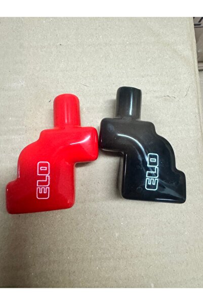 Elo Akü Kutupbaşı Koruma Kılıf Takımı (+ -) Kırmızı Siyah