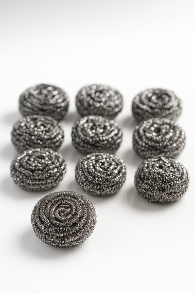 nistabolje 24 Pieces of Scrubbing Wire Dishwashing Wire Economical and Useful Toptel Scrubbing Wire