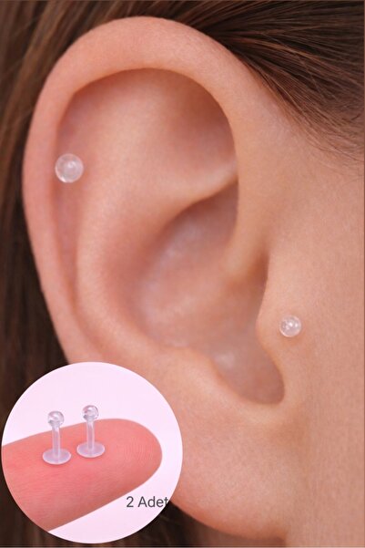 Sacce Scarves&Accessories 2 Adet Bioflex Hipoalerjenik Antialerjik Şeffaf Sil...