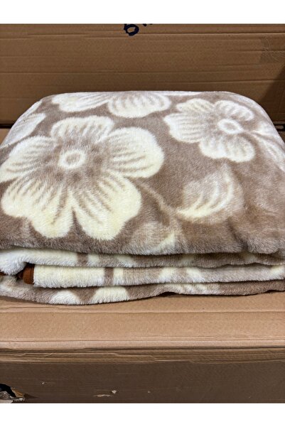 Zümrüt Одеяло за един човек Uşak - (160x220CM) - Vison Coffee.