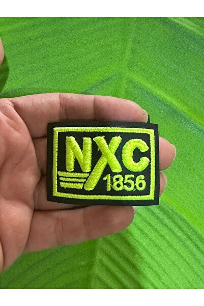 Gönülden Tasarım Broderie cu litere în culori neon 5x4 cm Portocaliu