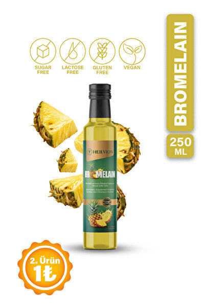 HEILVION Bromelain & Ananas Içeren Detox Mix Şurubu ( KOENZİM Q10 VE L-KARNİT...