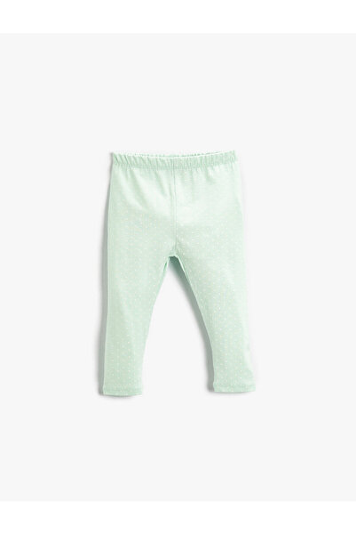 Koton Bavlnené dlhé pančuchové nohavice s bodkovanou potlačou