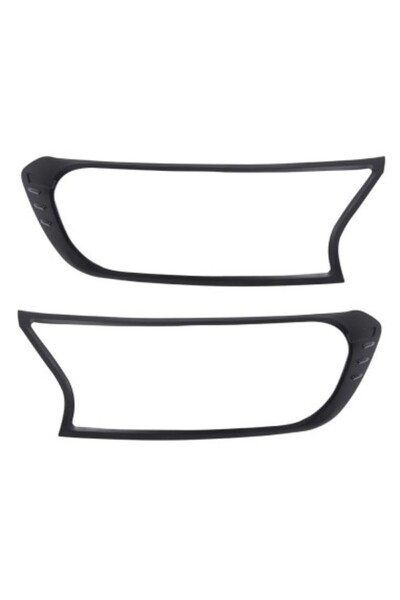 Xenon Bright Set de 2 ornamentele farurilor negre mate Ford Ranger T7, T8 201...