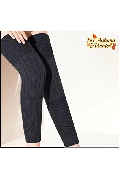 ORGANICYOU YIWUSHI 1 Çift Sıcak Dizlik | Ayarlanabilir Kalın Kaymaz Bacak Kor...