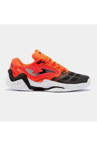 Joma Set Erkek Turuncu Siyah Toprak & Sert Kort Tenis Ayakkabısı TSETW2308AC