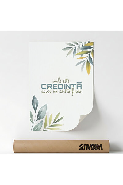 21mxm Unframed Romanian Religious Canvas Poster - Digital Print - Unde este c...