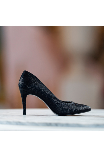 CONDUR by alexandru Pantofi Stiletto Adele Puntine Negre