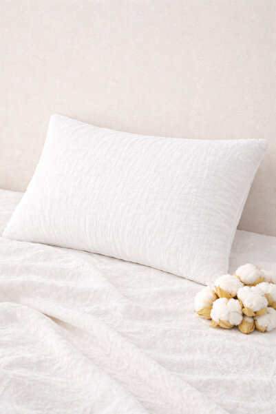 Setekshome Muslin Fabric 100% Cotton Filled Pillow 900 Gr