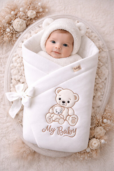 Bebella بطانية أطفال من القطن بنسبة 100%، موسمي قطعة، هدية للمواليد الجدد من ...