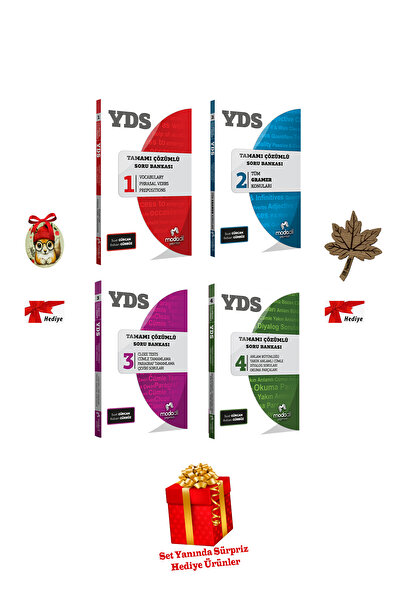 Modadil Yayınları YDS Tamamı Çözümlü Modüler Soru Bankası Seti Rıdvan Gürbüz ...