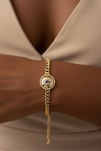 İNN JEWELLERY سوار Xuping مضاد للحساسية على شكل عين (مضمون لمدة عامين)
