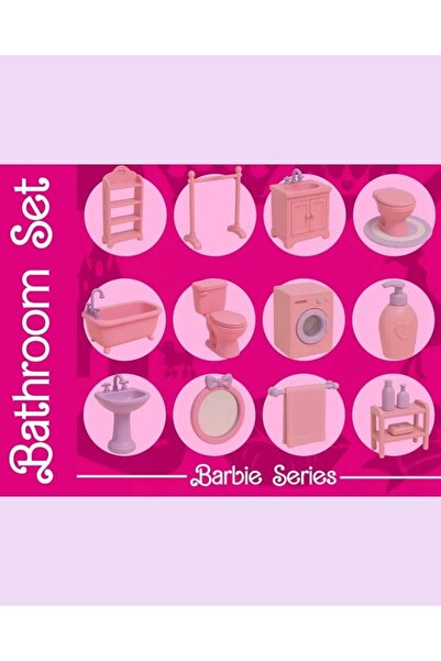 ADA Goods Bebek Evi Oturma Odası Seti-Livingroom Set/Accessories