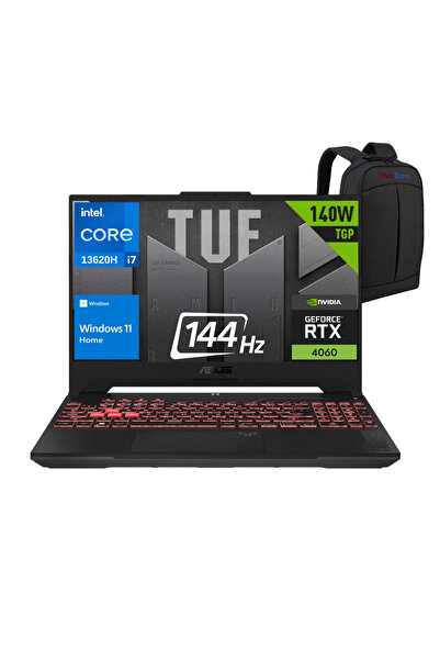ASUS TUF F15 FX507VV i7-13620H 24GB 512GB SSD RTX4060 15.6" FHD 144Hz W11H La...